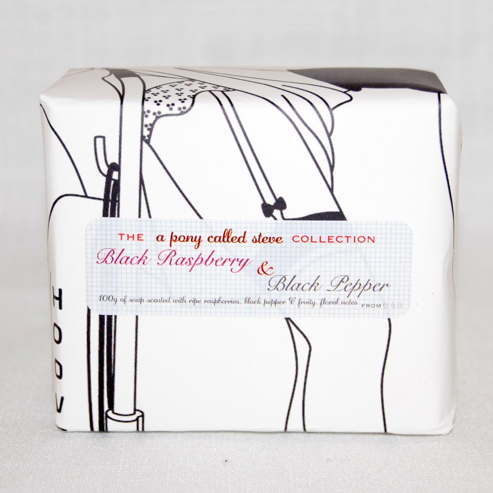 Black Raspberries and Black Pepper - Handmade Scented Soap