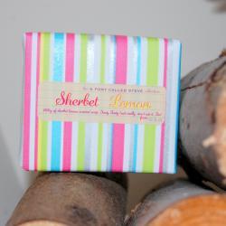 Sherbet Lemon - Handmade Scented Soap