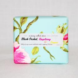 Black Orchid, Raspberry and Lemon - Handmade Scented Soap