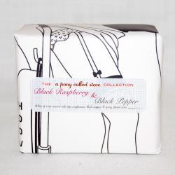 Black Raspberries and Black Pepper - Handmade Scented Soap